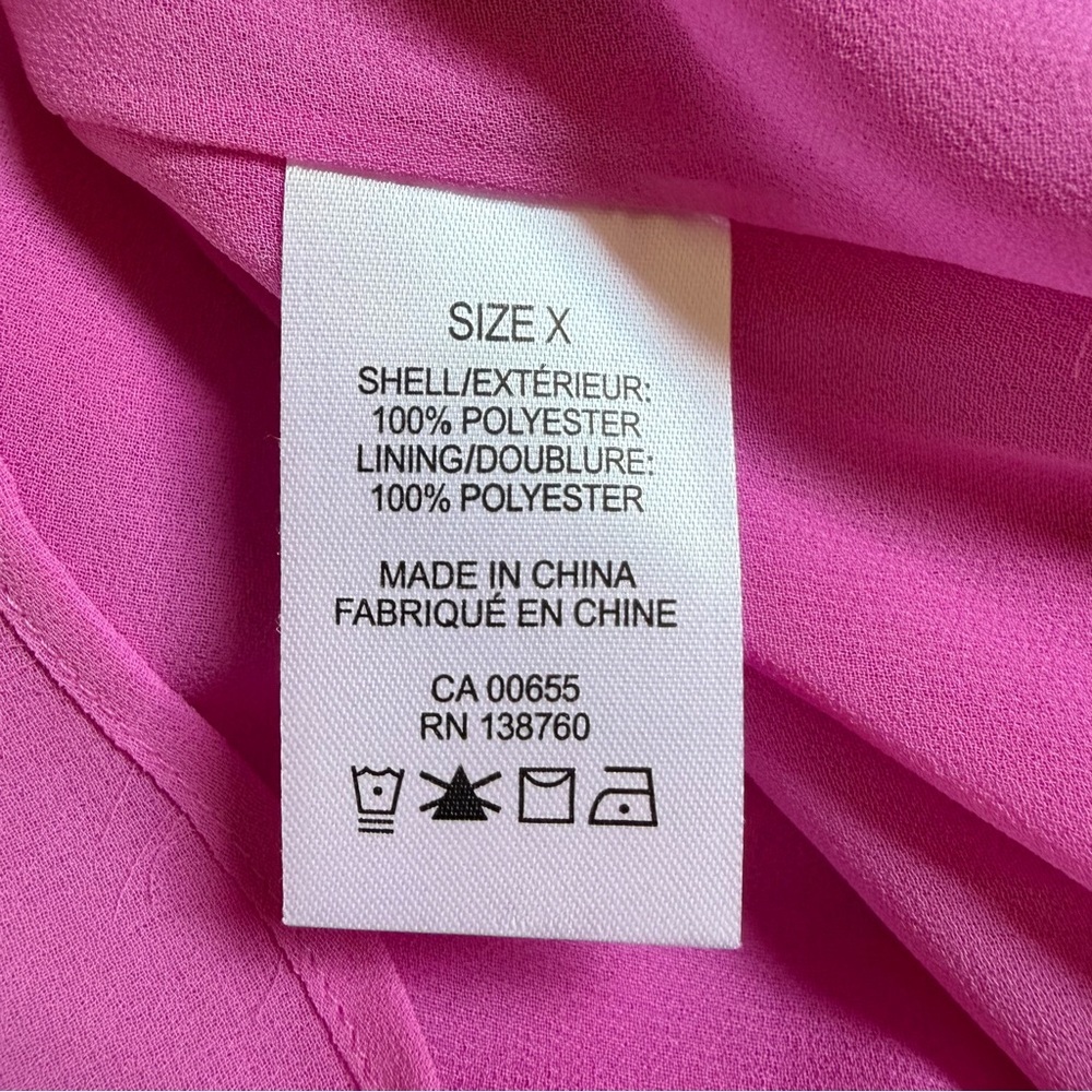 Addition Elle Pink Ruffle Midi Dress Plus Size Sleeveless size 0X X Party cruise - Picture 9 of 12